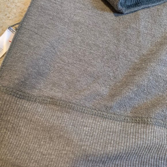 NWT Alternative Vintage Sport French Terry B-Side Reversible Sweatshirt Gray - M - Picture 14 of 16
